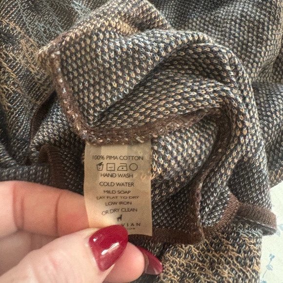 Peruvian Connection Pima Cotton Knit Tunic Medium !! - Picture 6 of 6